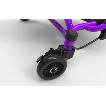 EzyRoller Drifter X voetbediende drift-go-kart voor kinderen 4-14 jaar paars