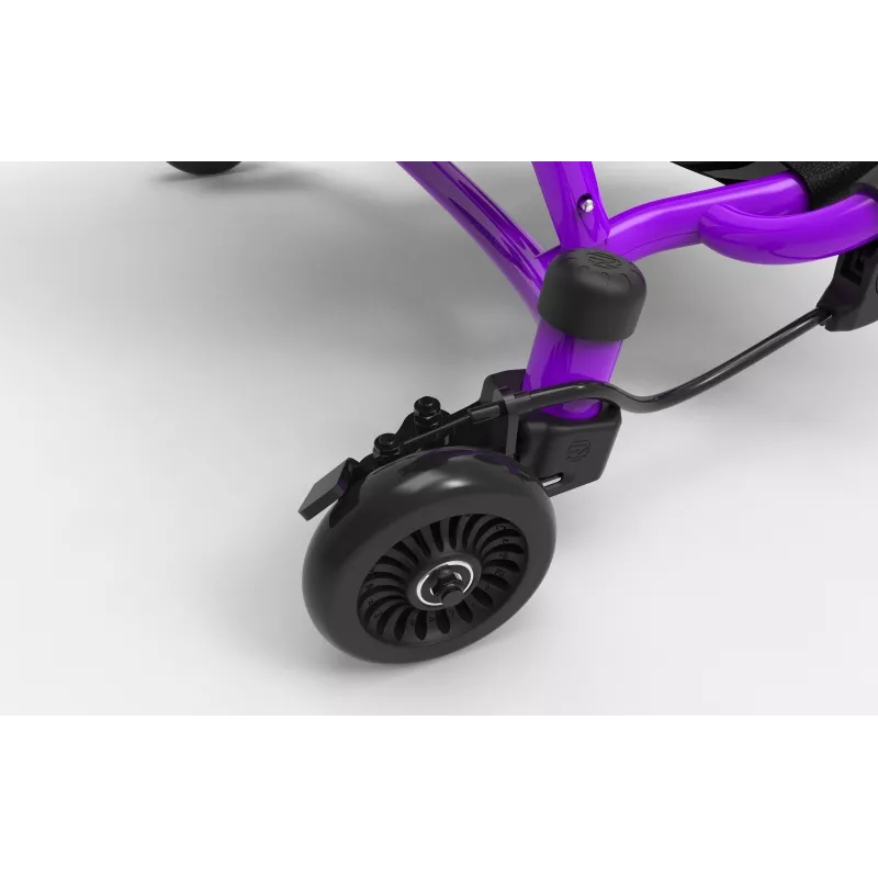 EzyRoller Drifter X voetbediende drift-go-kart voor kinderen 4-14 jaar paars