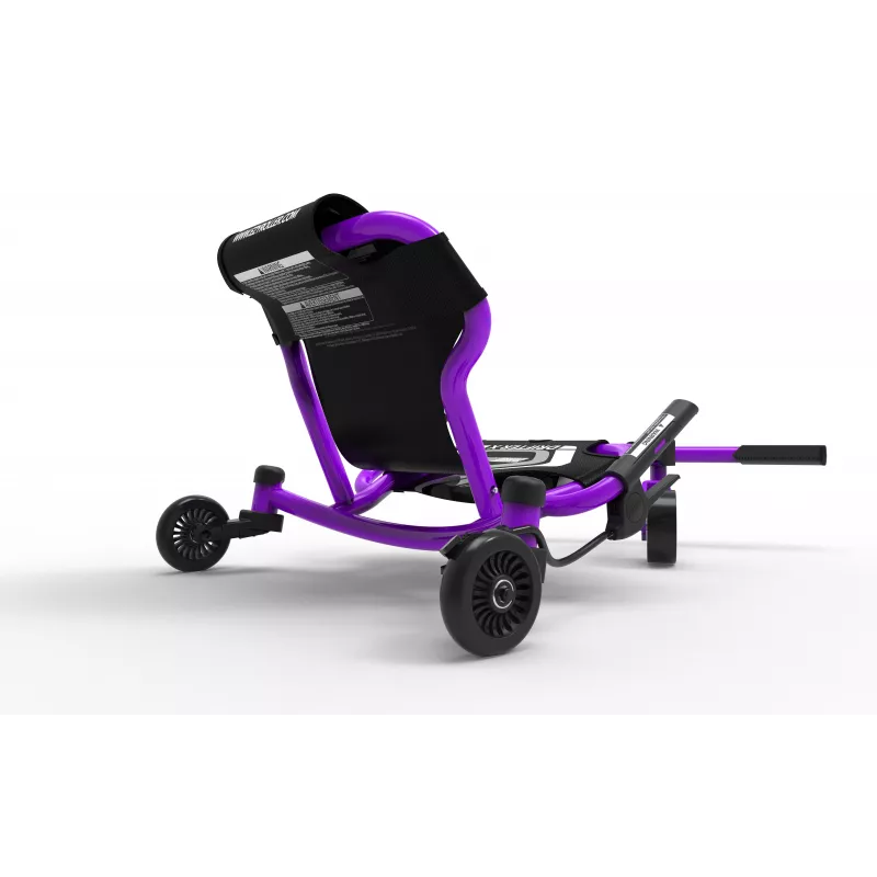 EzyRoller Drifter X voetbediende drift-go-kart voor kinderen 4-14 jaar paars