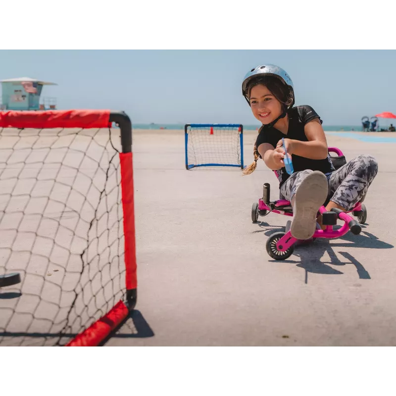 EzyRoller EZ-HOCKEY hockeyset voor 4 spelers (doelen, sticks, pucks)