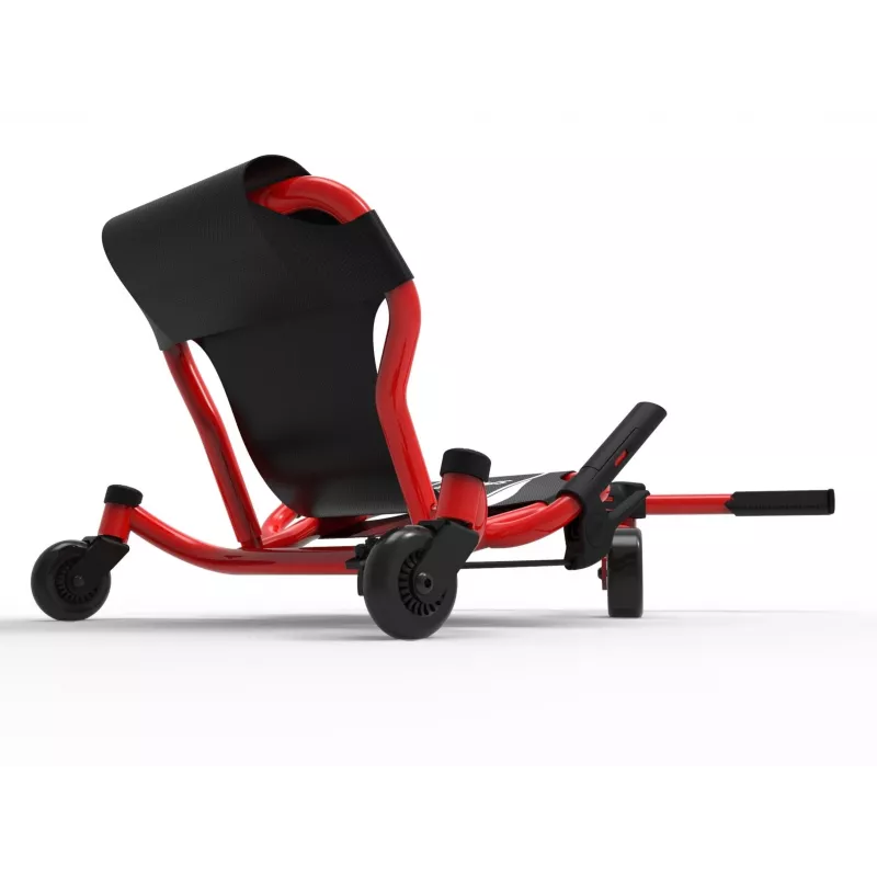 EzyRoller Spinner X ride-on go-kart - voetbediend met 360°-draaiing - rood