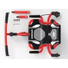 EzyRoller Spinner X ride-on go-kart - voetbediend met 360°-draaiing - rood
