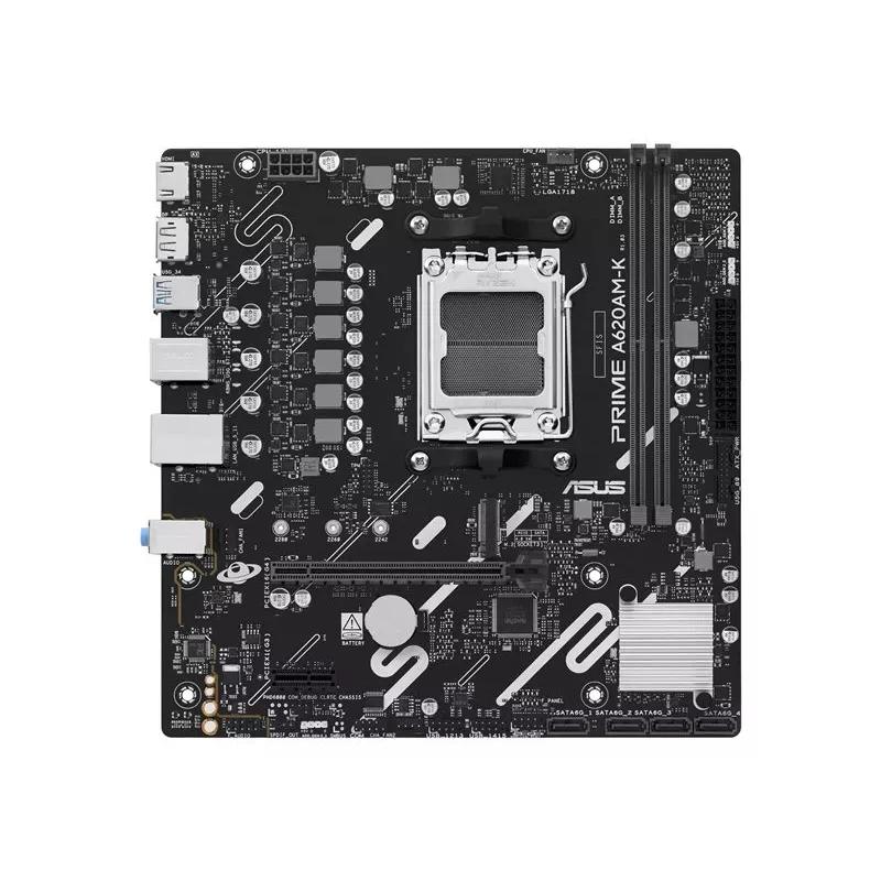 ASUS PRIME A620AM-K AMD AM5 A620 DDR5 Micro-ATX moederbord