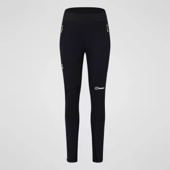 Berghaus MTN Guide Alpine legging dames softshell legging - zwart, maat L