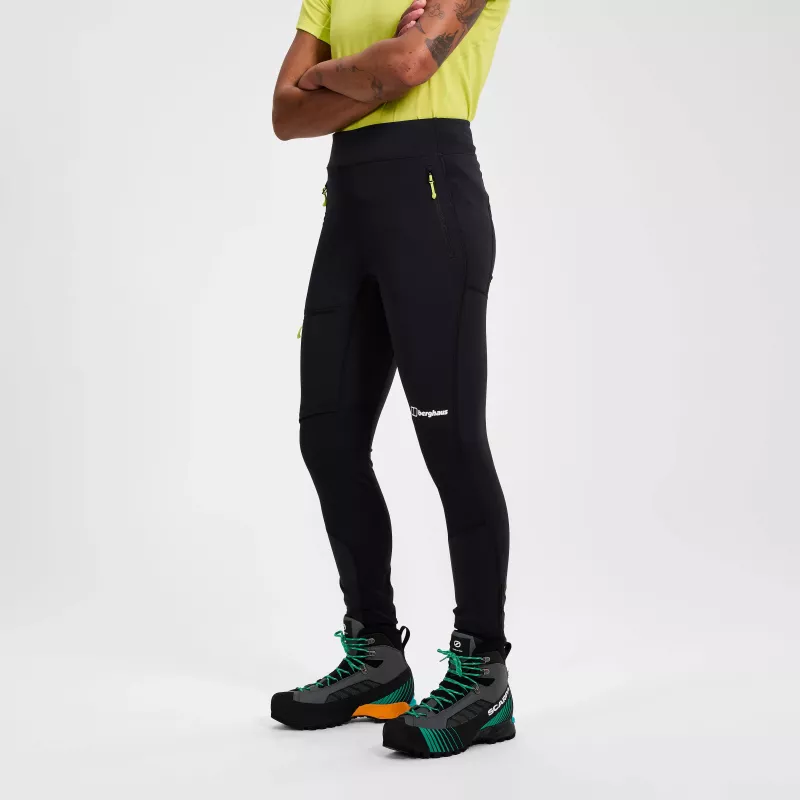 Berghaus MTN Guide Alpine legging dames softshell legging - zwart, maat L