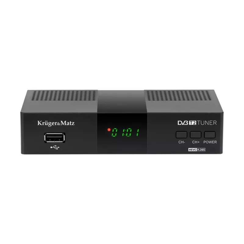 KRUGER & MATZ DVB-T2 H.265 HEVC-tuner KM0550D