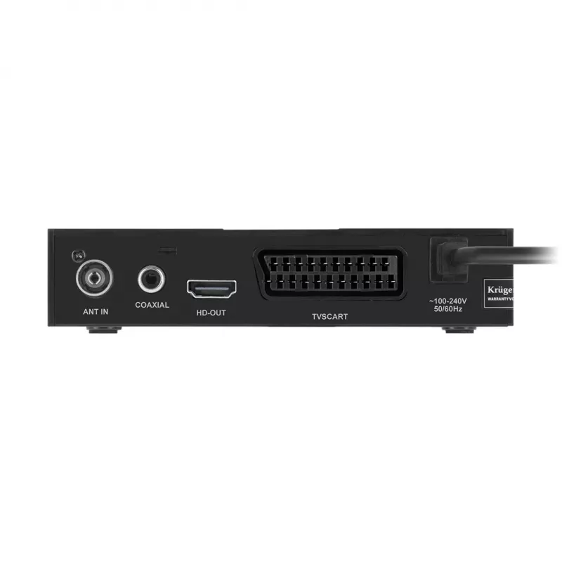 KRUGER & MATZ DVB-T2 H.265 HEVC-tuner KM0550D
