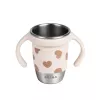 Beaba BigLove 360° roestvrijstalen trainingsbeker 250 ml roze