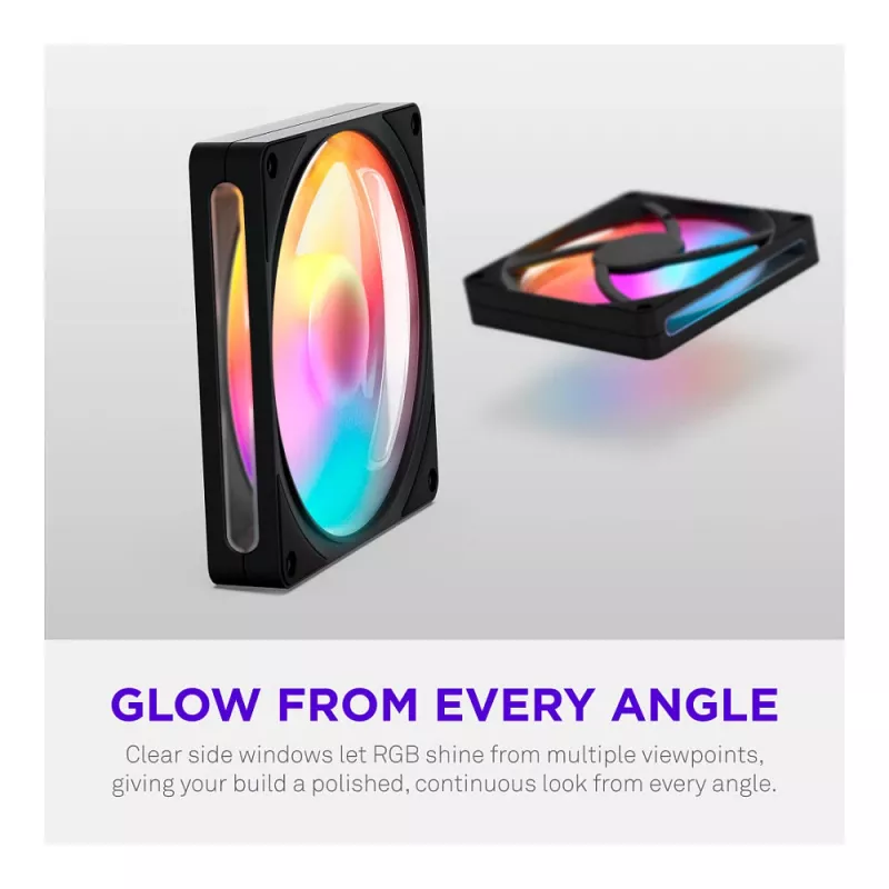 NZXT F140 RGB 140mm zwarte ventilator