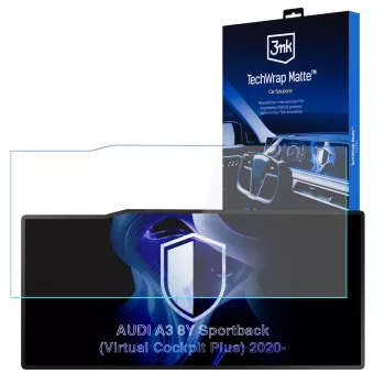 3MK PROTECTION AUDI A3 8Y Sportback (Virtual Cockpit Plus) 2020- - 3mk TechWrap Matte Center Display screenprotector