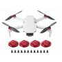 SUNNYLIFE motorbeschermkappen voor DJI Mavic Mini 2 / Mini SE (4-pack) - zwart