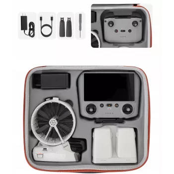 SUNNYLIFE XL hardcase voor DJI Flip-drone en afstandsbediening - oranje