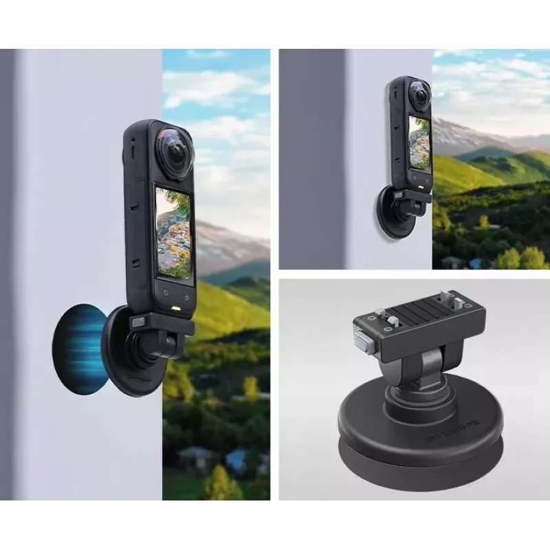 SUNNYLIFE quick release 1/4 inch houder + magneetbasis voor Insta360 X4 Air X5 Ace Pro 2 / DZ-142-D