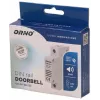 ORNO OR-DP-SB-133 bedrade deurbel, DIN-rail 1 module, 230V AC, 85 dB, wit/grijs