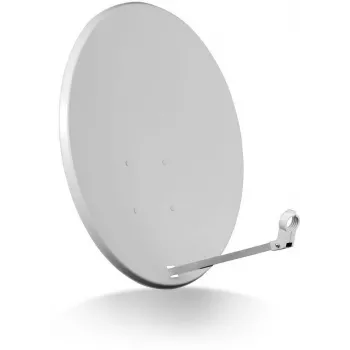 CORAB offset-satellietschotel 80 cm lichtgrijs (COR-800SAE-J)