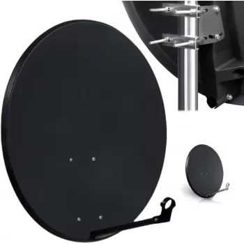 CORAB COR-800SAE-C 80 cm offset-satellietschotel, antraciet