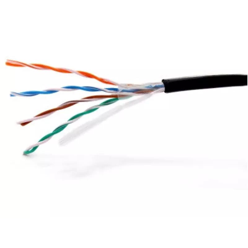 GETFORT Premium Cat.5e U/UTP UV dry core outdoor kabel 305m zwart