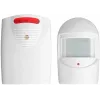 ORNO OR-MA-717 draadloze deurbel-set met PIR-bewegingssensor, 433 MHz, 80 m bereik, 32 melodieën, IP44 sensor, wit