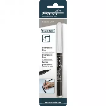 Pica permanente marker INSTANT White, kogelpunt, 1-2 mm