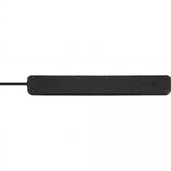 Brennenstuhl Eco-Line stekkerdoos 8-voudig zwart H05 - stekkerdoos