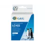 G&G compatibele printercartridge voor Brother LC422C cyaan (550 pagina's)