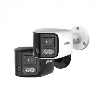 DAHUA IPC-PFW31259S-A180-E2-AS-PV-0280B 5MP dual-lens panorama outdoor netwerkcamera met actieve afschrikking, tweeweg-audio en PoE/Wi-Fi