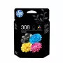 HP 308 zwart/driekleurig originele inktpatronen combipack (2-pack)