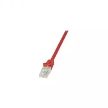 LogiLink CP1024U CAT 5e U/UTP patchkabel, 0,5 m, rood, RJ45, snagless