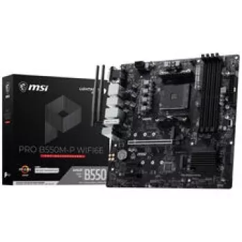 MSI PRO B550M-P WiFi6E moederbord (B550, AM4, mATX, AMD)