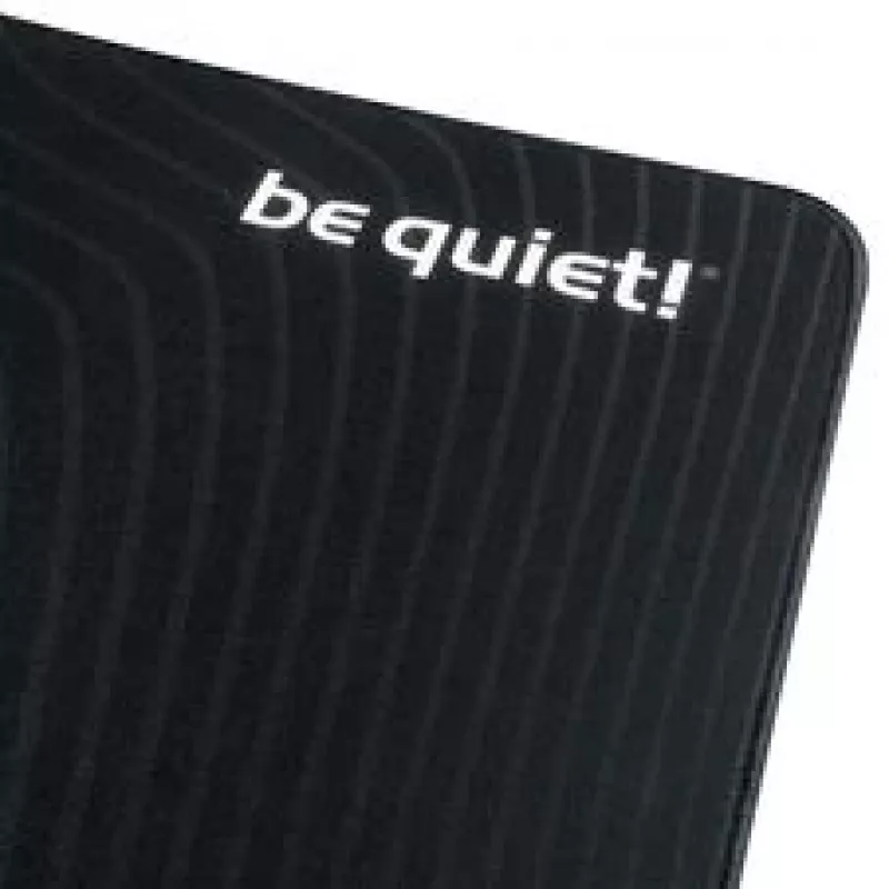 be quiet! muismat XL zwart
