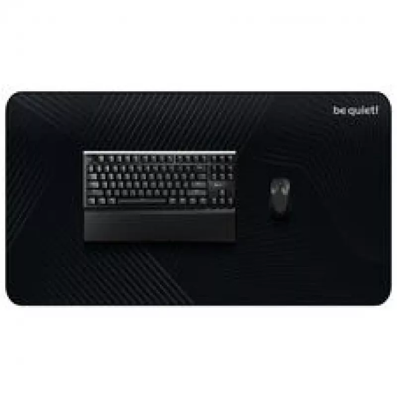 be quiet! muismat XL zwart