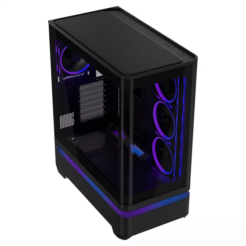 ASUS PRIME AP304 TG ARGB ATX Black Edition gaming-behuizing