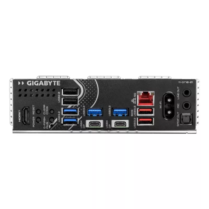 GIGABYTE X870E EAGLE WIFI7 AM5 ATX-moederbord, 4x DDR5, HDMI, DP, 4x M.2, USB4, Wi-Fi 7, 5GbE