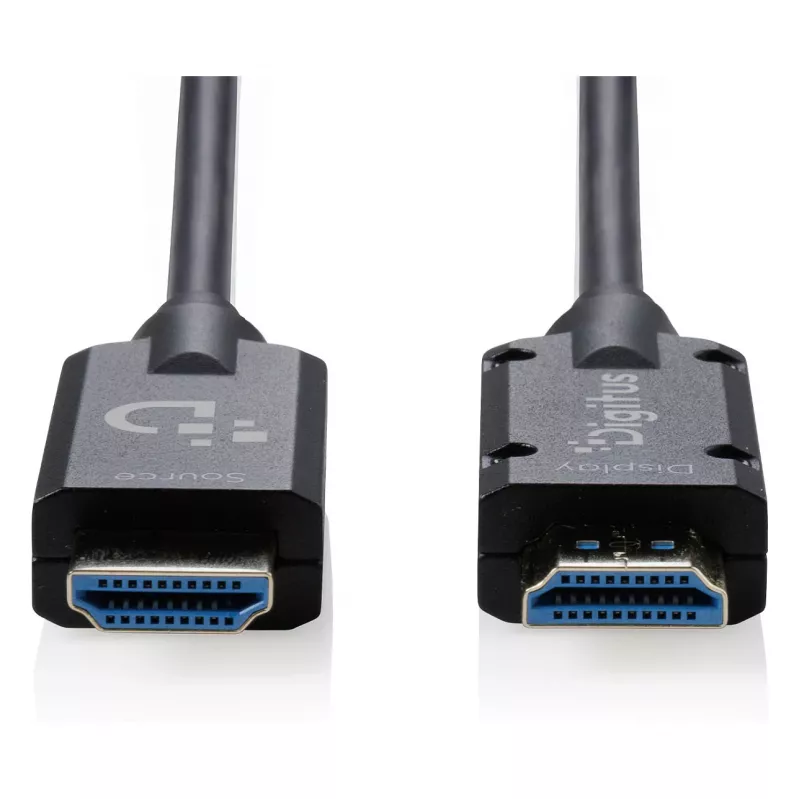 DIGITUS Armored HDMI 2.1 Active Optical-kabel, 8K UHD, 20 m, zwart