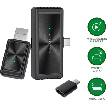 4smarts draadloze CarPlay Screen Mirroring-adapter zwart
