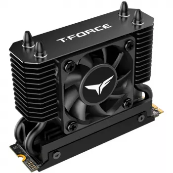 Team Group T-Force GC PRO 2TB M.2 2280 PCIe Gen5 NVMe SSD met T-FORCE DARK AirFlow-koelblok, zwart