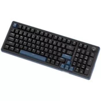 Ducky OK-M 98 gaming-toetsenbord, 98%-layout, hot-swappable, RGB, ANSI - KTT Baby Blue switches