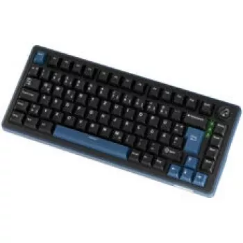 Ducky OK-M 75 mechanisch gaming-toetsenbord, 75% layout, hot-swappable KTT tactile switches, RGB-verlichting, ISO, zwart