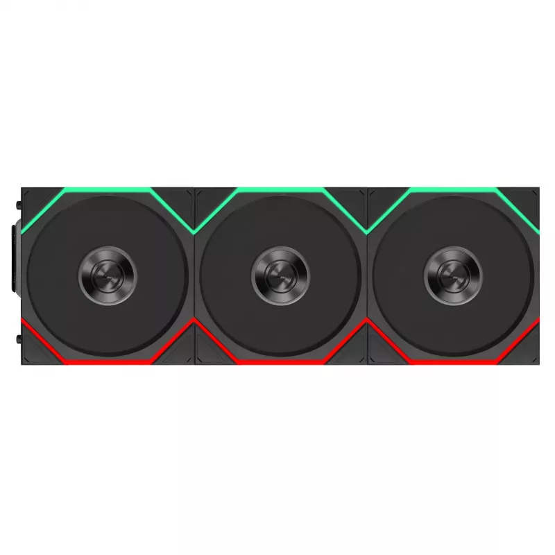 Lian Li UNI FAN TL FLEX Wireless ARGB 120mm ventilator 3-pack met controller - zwart