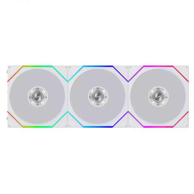 Lian Li UNI FAN TL FLEX Wireless ARGB 120mm ventilator, wit, 3-pack met controller