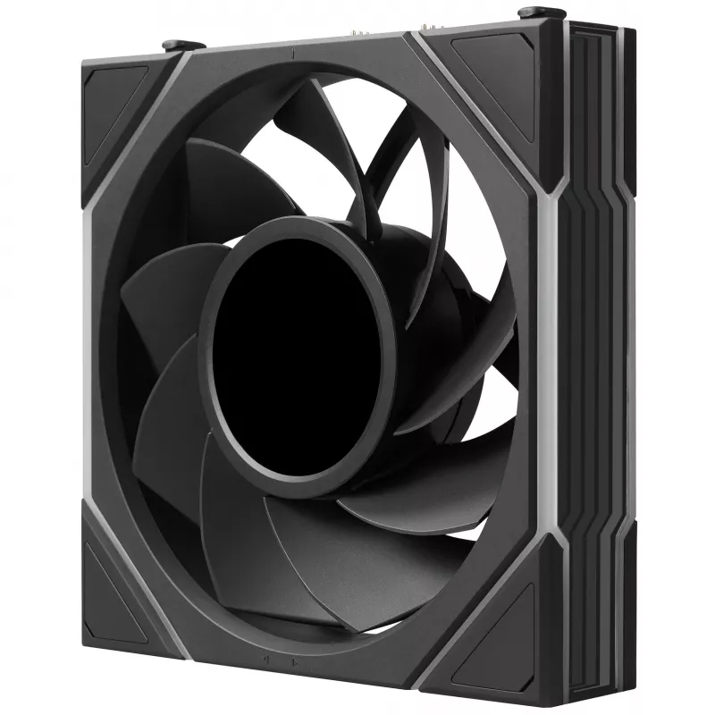 Lian Li UNI FAN TL LCD FLEX Wireless 120mm Reverse Blade ARGB PWM ventilator met LCD-display - zwart