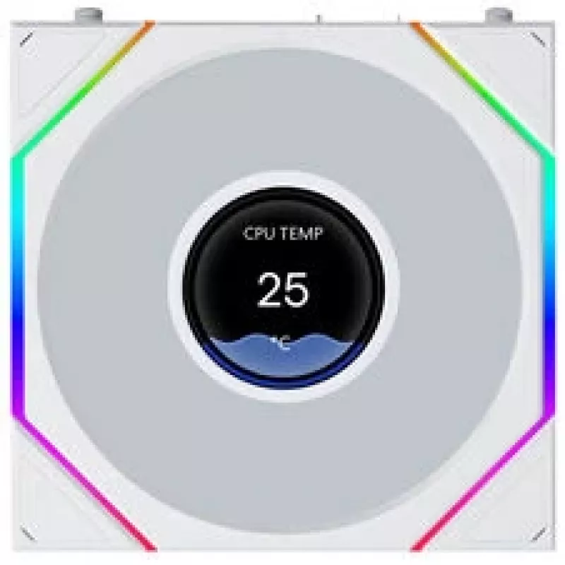 Lian Li UNI FAN TL LCD FLEX Wireless ARGB Reverse Blade 120mm ventilator - wit
