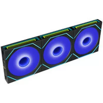 Lian Li UNI FAN SL-INF FLEX Wireless ARGB Reverse Blade 120mm ventilator 3-pack met controller - zwart