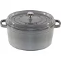 STAUB La Cocotte 28cm ronde gietijzeren braadpan, grafietgrijs