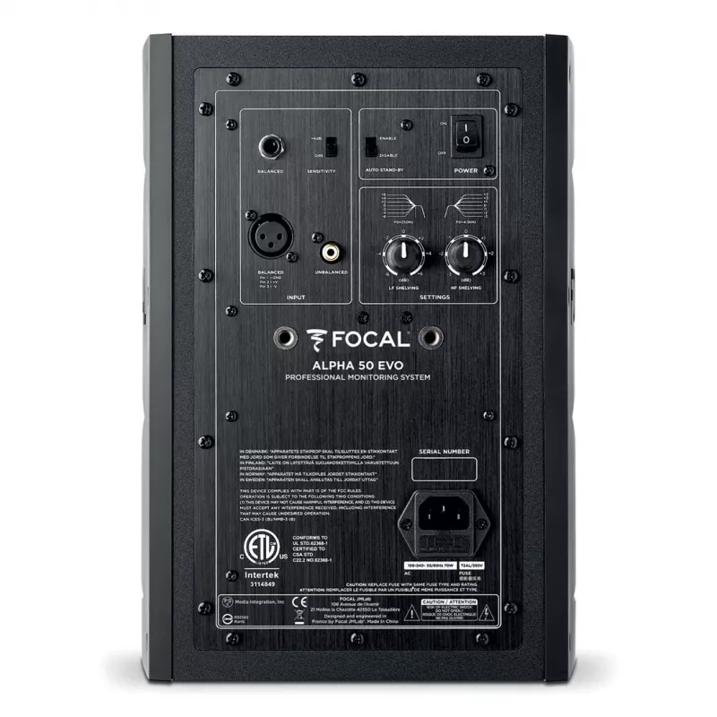 Focal Alpha Evo 50 - actieve 2-weg studiomonitor (enkel)