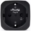 Shelly Plug M Gen3 zwarte smart plug met energiebewaking, 13A, Wi-Fi & Bluetooth
