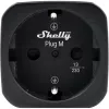 Shelly Plug M Gen3 zwarte smart plug met energiebewaking, 13A, Wi-Fi & Bluetooth