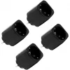 Shelly Plug M Gen3 smart plug 4-pack zwart met energiebewaking, Wi-Fi & Bluetooth
