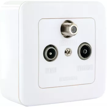 Schwaiger SAT enkelvoudige aftakdoos 2.5 dB set