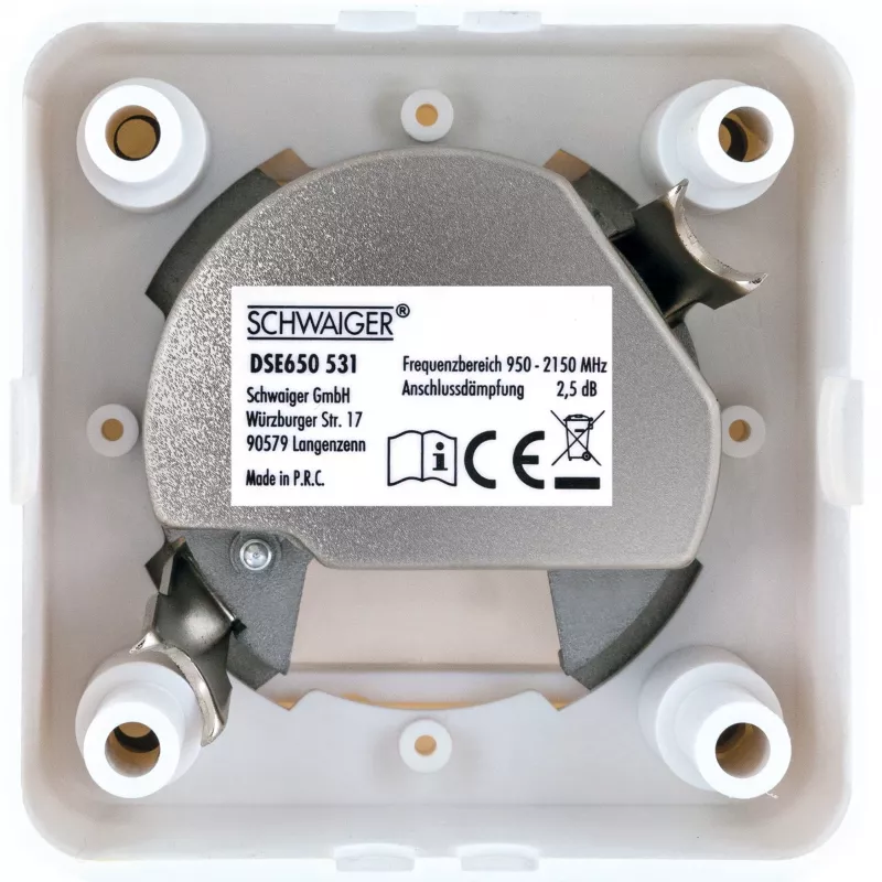 Schwaiger SAT enkelvoudige aftakdoos 2,5 dB set